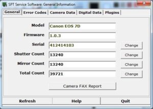 exif viewer for mac does not show shutter count
